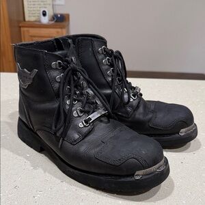 Harley-Davidson Men's Black Leather Boots